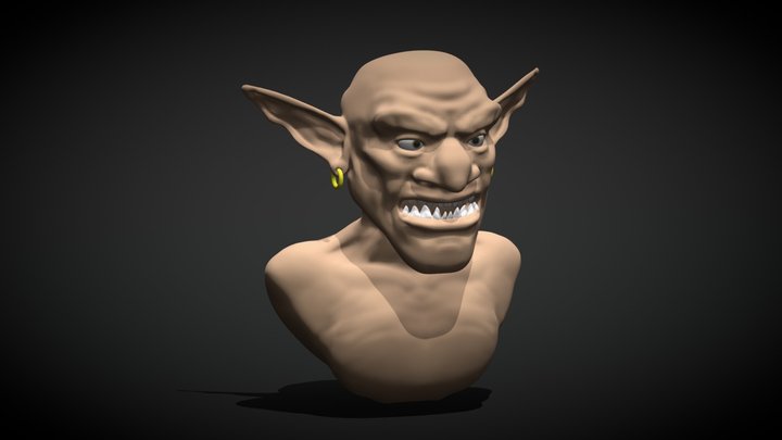 Goblin Sculpting 3D Model