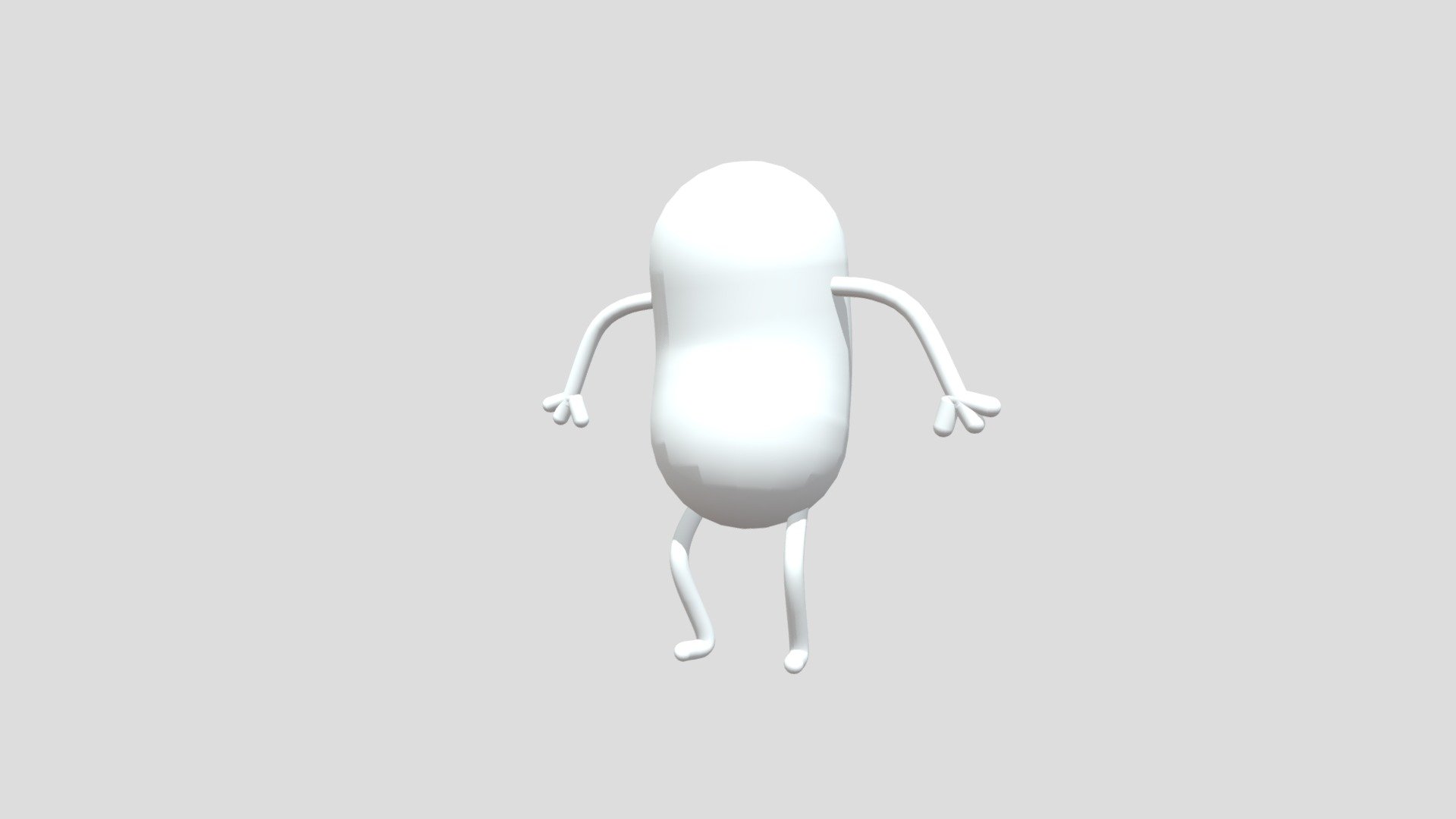 Lolbean character from LOLbeans.io Download Free 3D model by Astrophage [8416213] Sketchfab