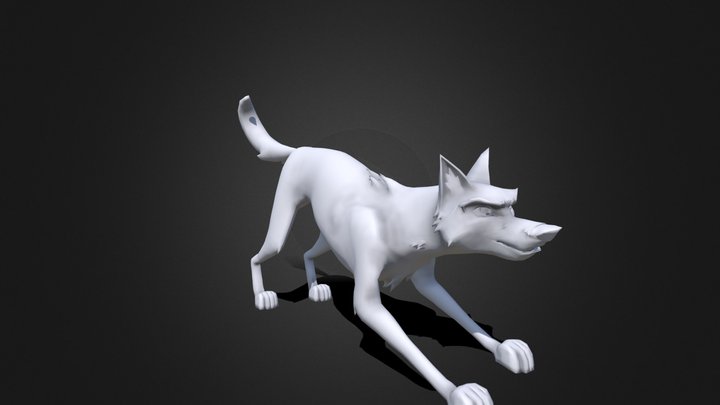 Wolf Attack 3D Model