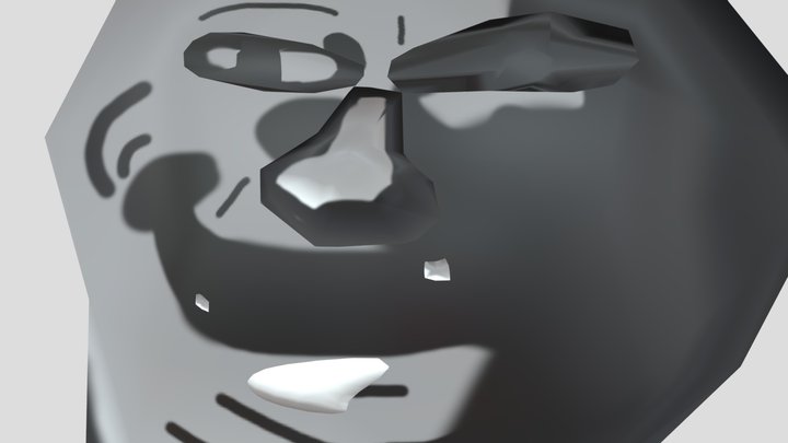 3D model troll face printable - TurboSquid 1665978