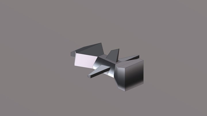 Spaceship Texture Luke Pope 3D Model