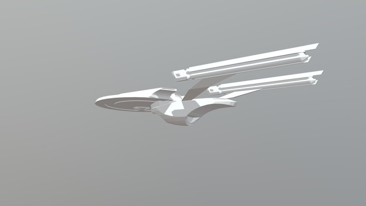 Minerva Class Starship 3D Model