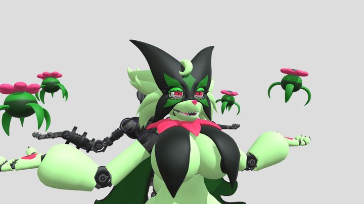 Meowscarada Poketronic Xxx V2 3D Model