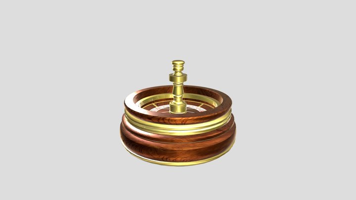 Roulette Wheel 3D Model