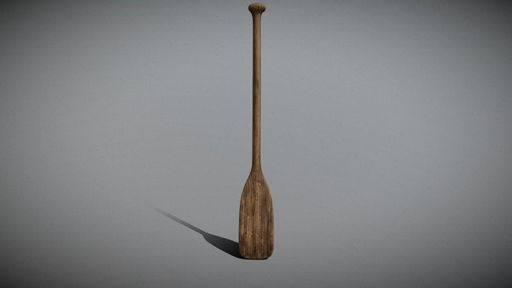 Weathered Wooden Paddle_Ri