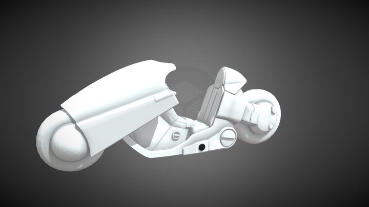 Akira Motorcycle 3D Model