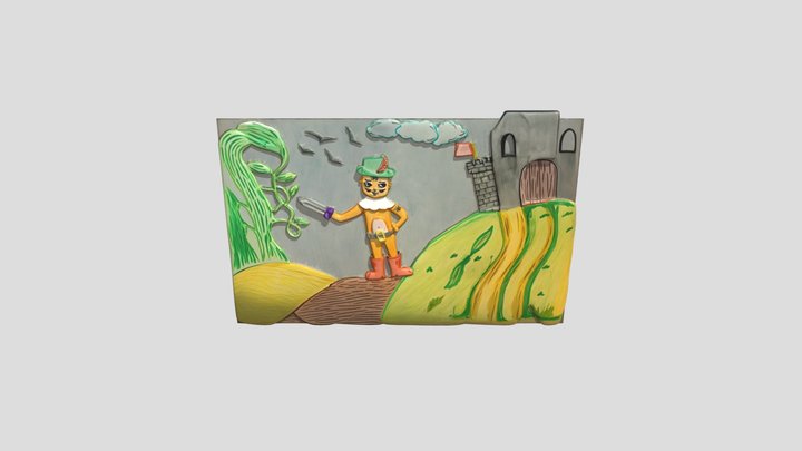 album ilustrado: personaje y escena – Gratis 3D-model STL