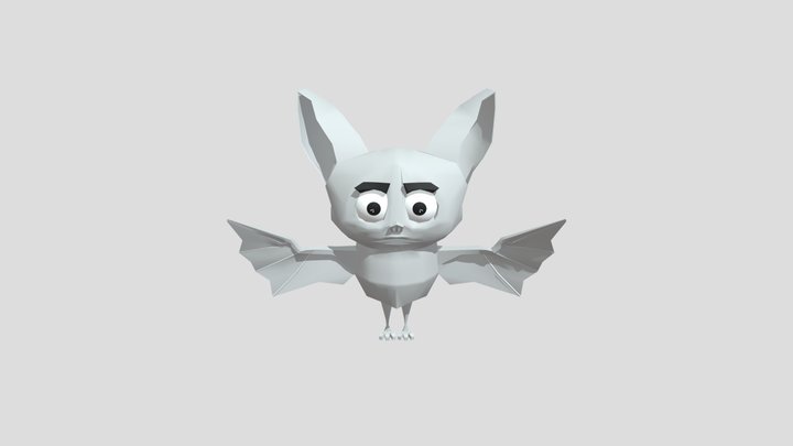 LOWPOLY BAT – Free 3D Model STL