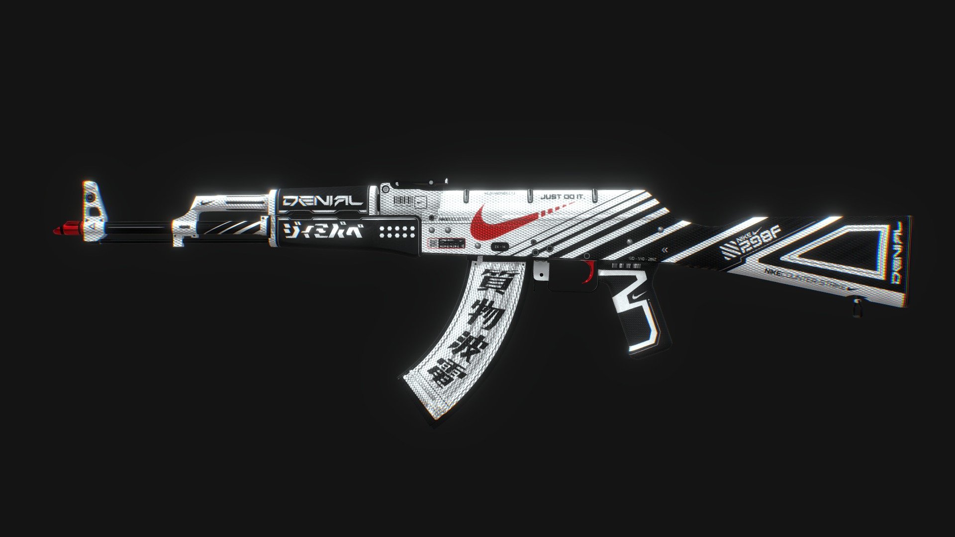 Método áspero Agencia de viajes NIKE DENIAL - AK-47 (CS:GO) - 3D model by PEIKS (@peiks) [841f104]