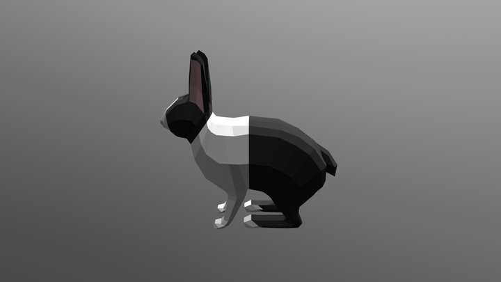 Rabbit Textured 3D Model