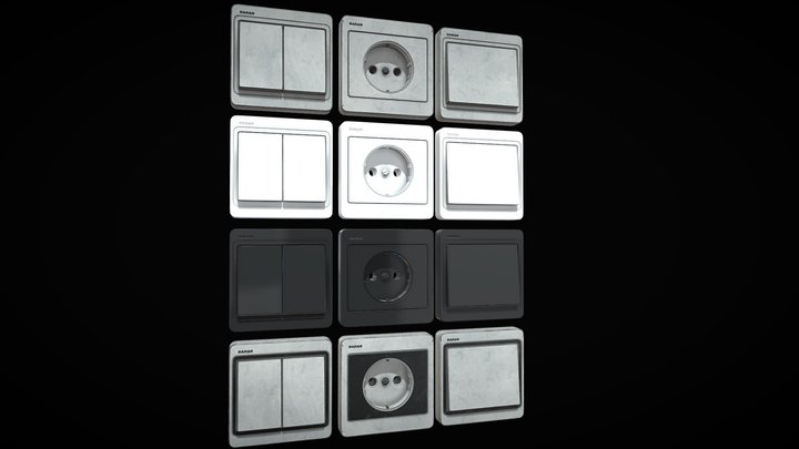 Power outlet light switch