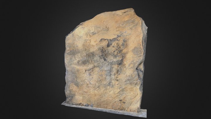 つくば市小田　三村山不殺生界碑 3D Model