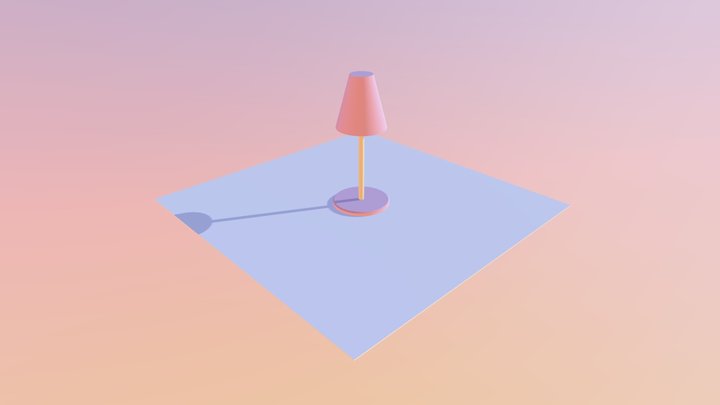 檯燈 3D Model