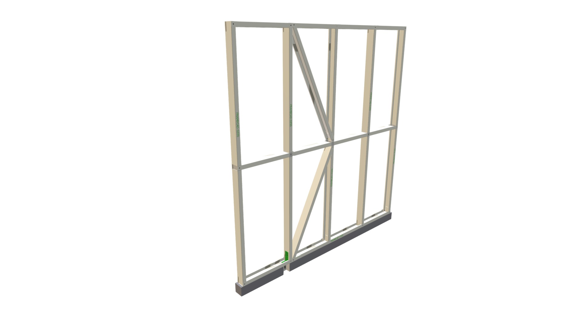 FRAMECAD FKS2 K- Brace 3-D Detail - 3D model by FRAMECAD [8421576 ...