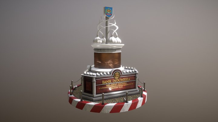 Monumen Bawang Tegal Ver2 Alt1 3D Model