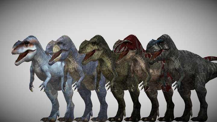 PS1 TLW Giganotosaurus Pack – Modelo 3D gratuito STL