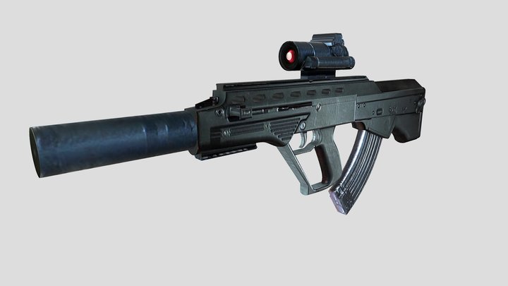 Malyuk/Vulcan-M Bullpup 3D Model