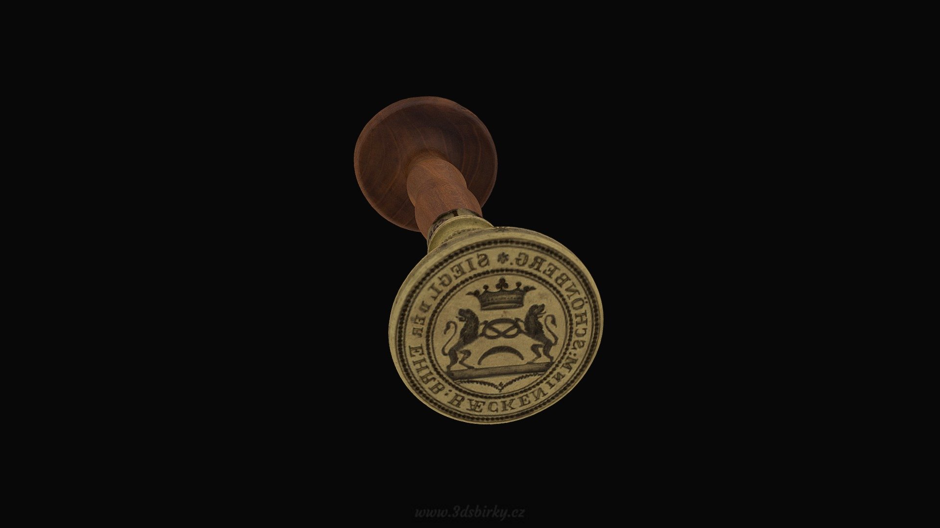 Pečetidlo - plátenický cech — Sketchfab embed 3D viewer
