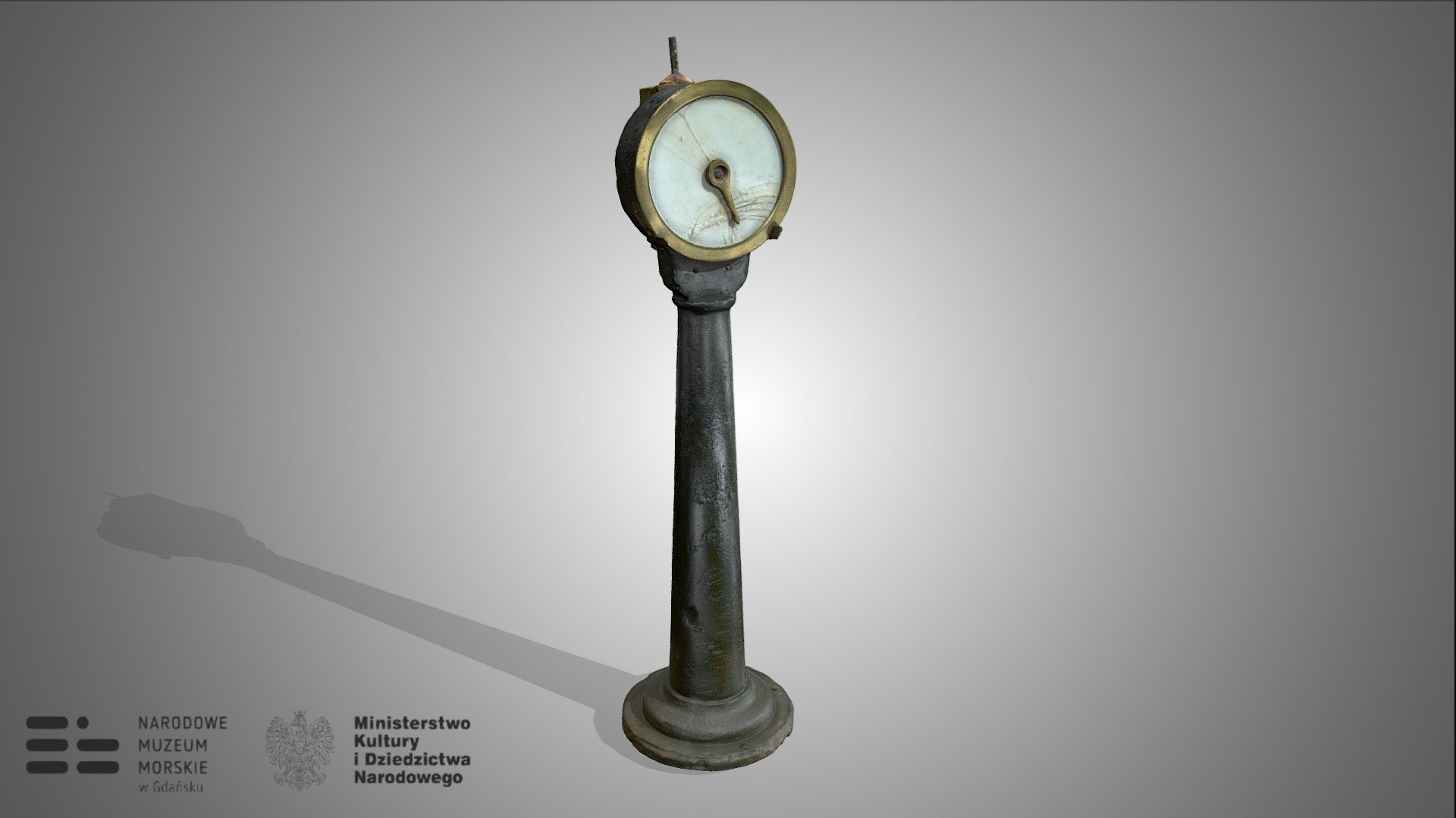 Telegraf maszynowy z wraka W-35 - 3D model by National Maritime Museum ...
