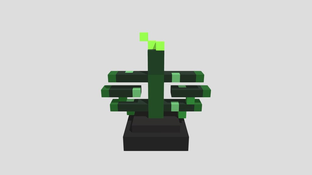 Luminous Fern - Voxel 32x32 (Animated)