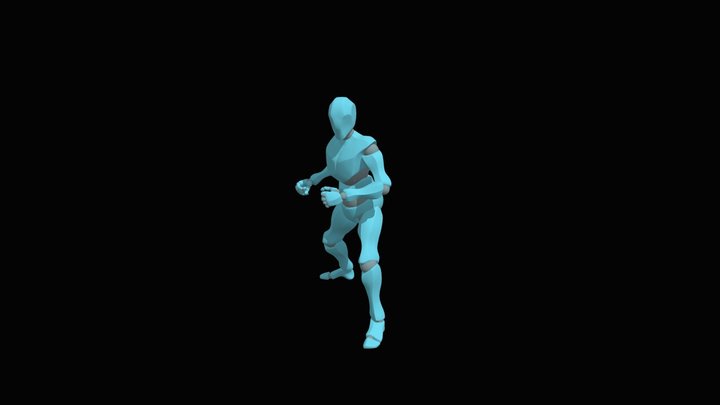 Front Kick (Tun Tui 3D Model