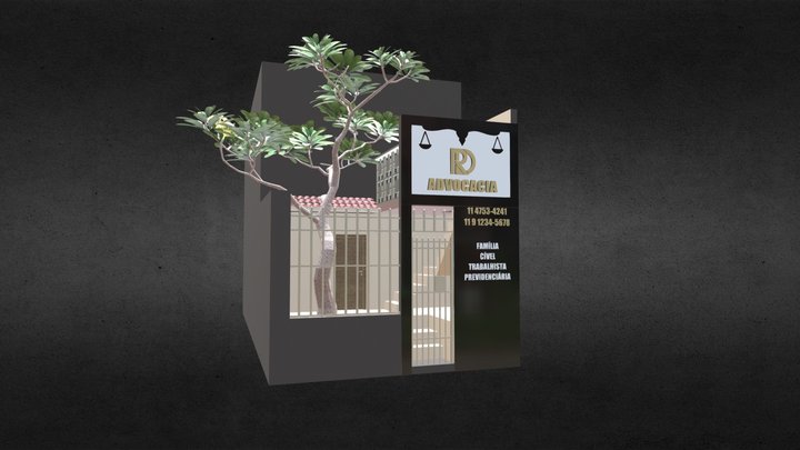 FACHADA ADVOCACIA 3D Model