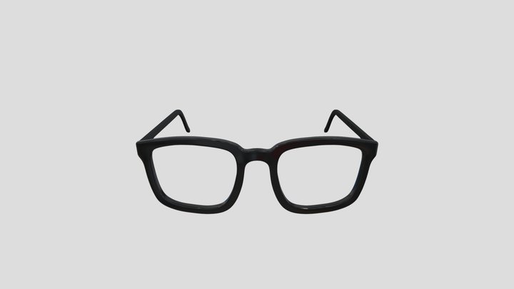 Black Glasses 3D Model