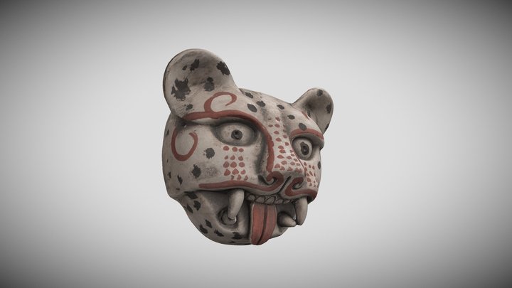Mascara Jaguar 3D Model