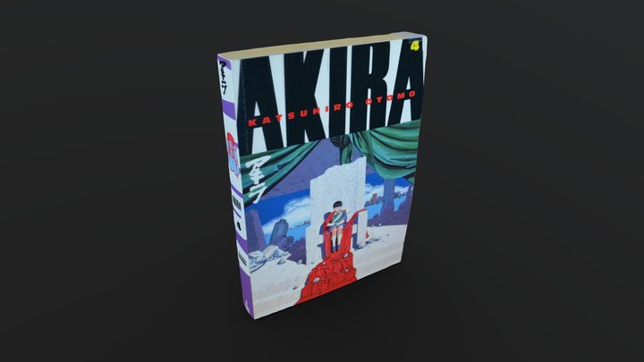 Akira vol. 4 (photogrammetry) – Kostenloses 3D-Modell STL