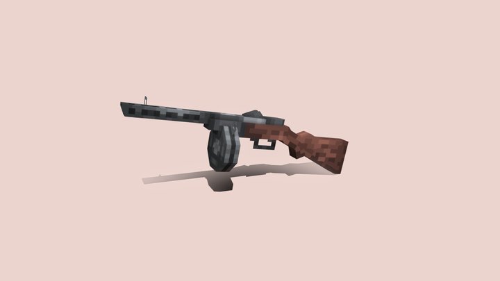 PPSH 41 3D Model