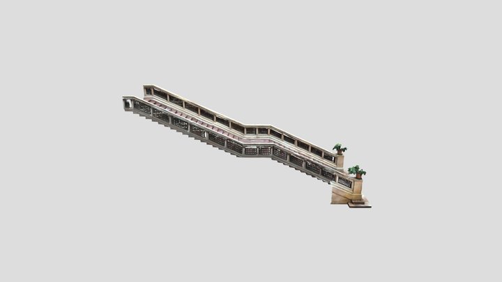 Staircase of the former "Führerbau" 3D Model