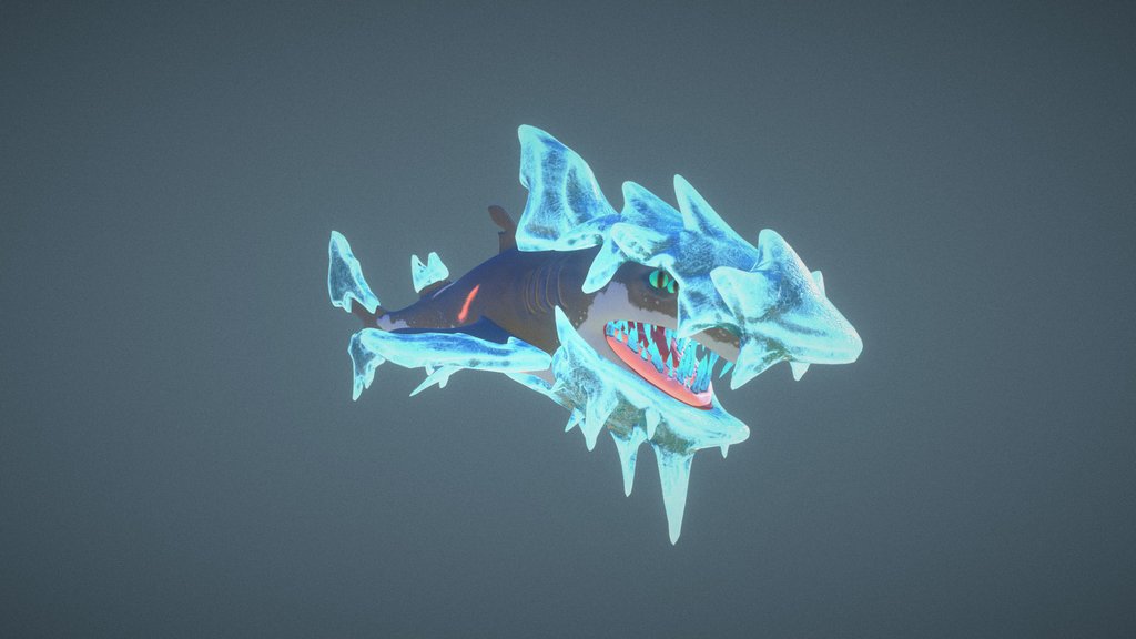 Stylized Ice Shark