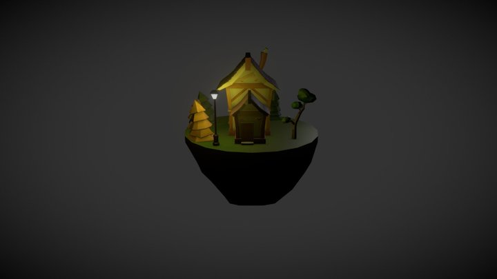 3Dlowpoly_house 3D Model