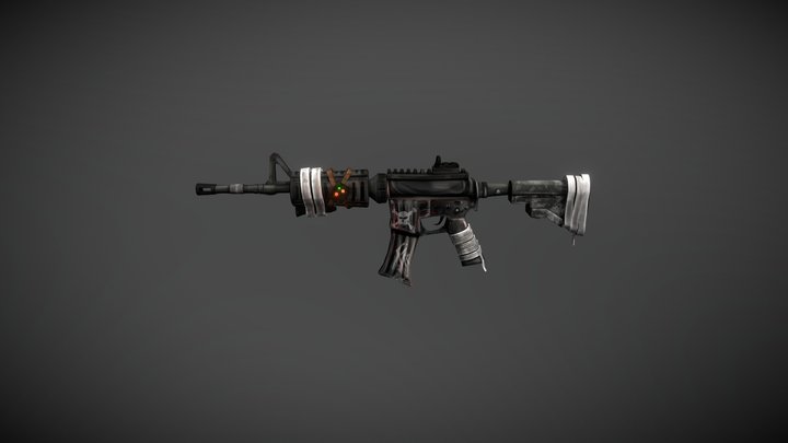 M4A1 3D Model