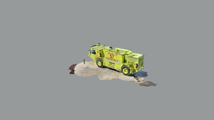 Crash fire rescue Miramar 3D Model