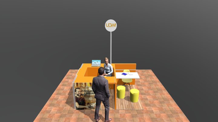 QUIOSQUE 3D Model