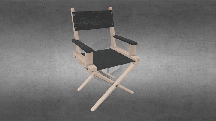 Director Chair 3D Model
