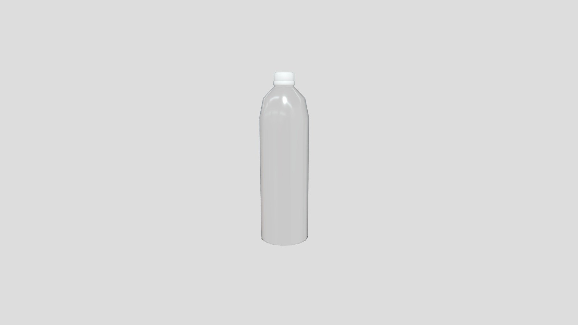 Plastic water bottle