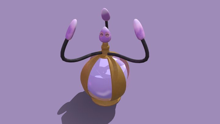 Perfume Bottle Octopus 3D Model