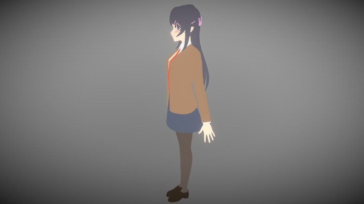 Mai Sakurajima model 3D Model