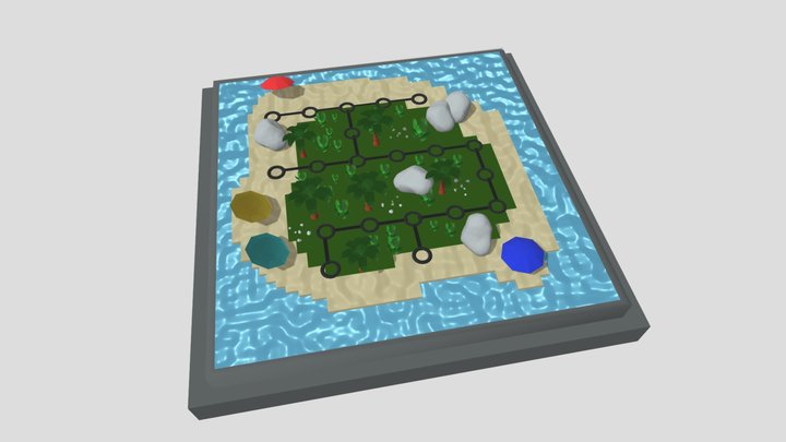 Level 2 Diorama 3D Model