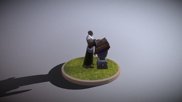 Father Acilus Absalon Albrecht 3D Model