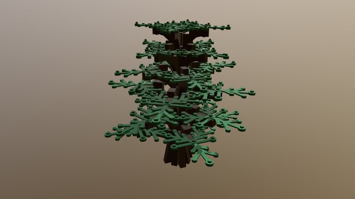 Lego Tree 3D Model
