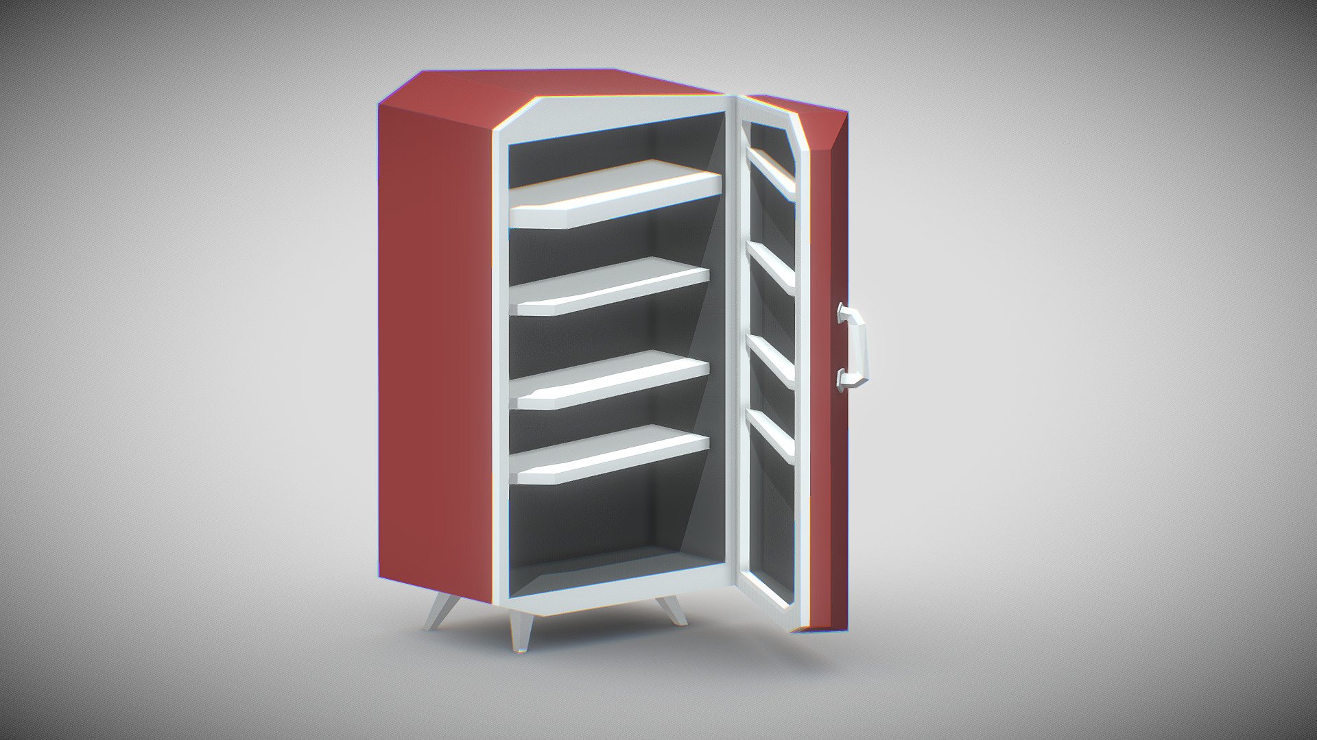 Fridge [Low Poly]