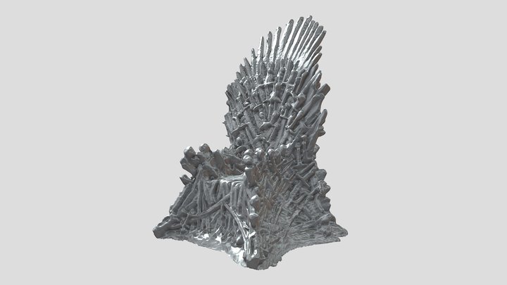 Iron Throne from Game of Thrones 3D Model