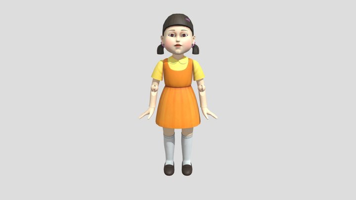 Squid Game Doll 3D Model