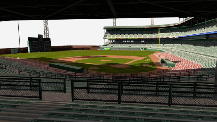 Baseball Stadium 3D Model