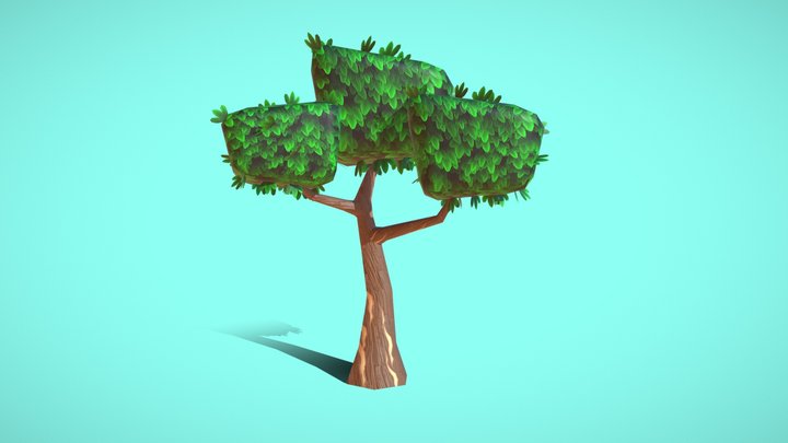 Stylized Tree 3D Model