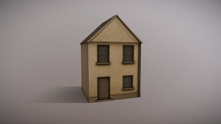 Lowpoly House – Modello 3D gratuito STL