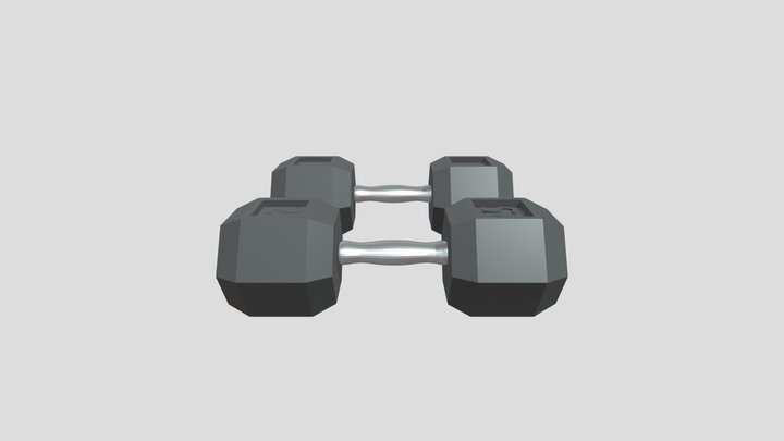 Gym Hantel Set 2 – Gratis 3D-model STL